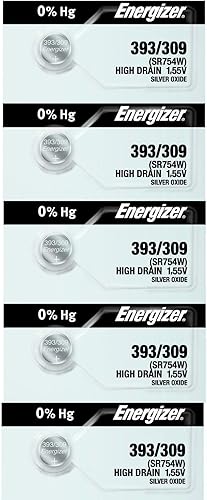 Energizer 393 Óxido de Plata 10 Baterías (SR754W)