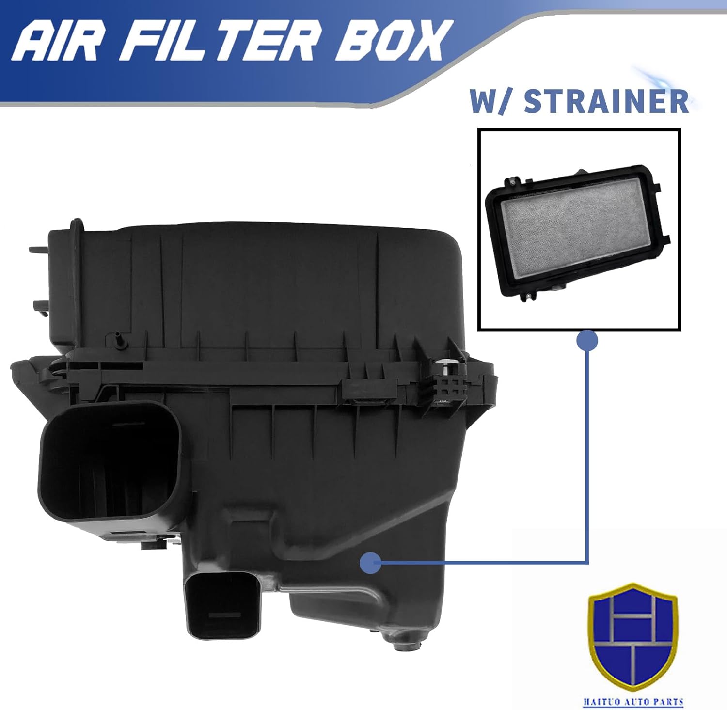 HAITUO Air Cleaner Box W/Strainer GAS For Toyota Sienna 2007-2010, Highlander 2008-2013, Lexus RX350 2007-2009 Fits 1770031671, 17700-31671,1770031681, 1770031670,177050P063,177050P061，319-58214