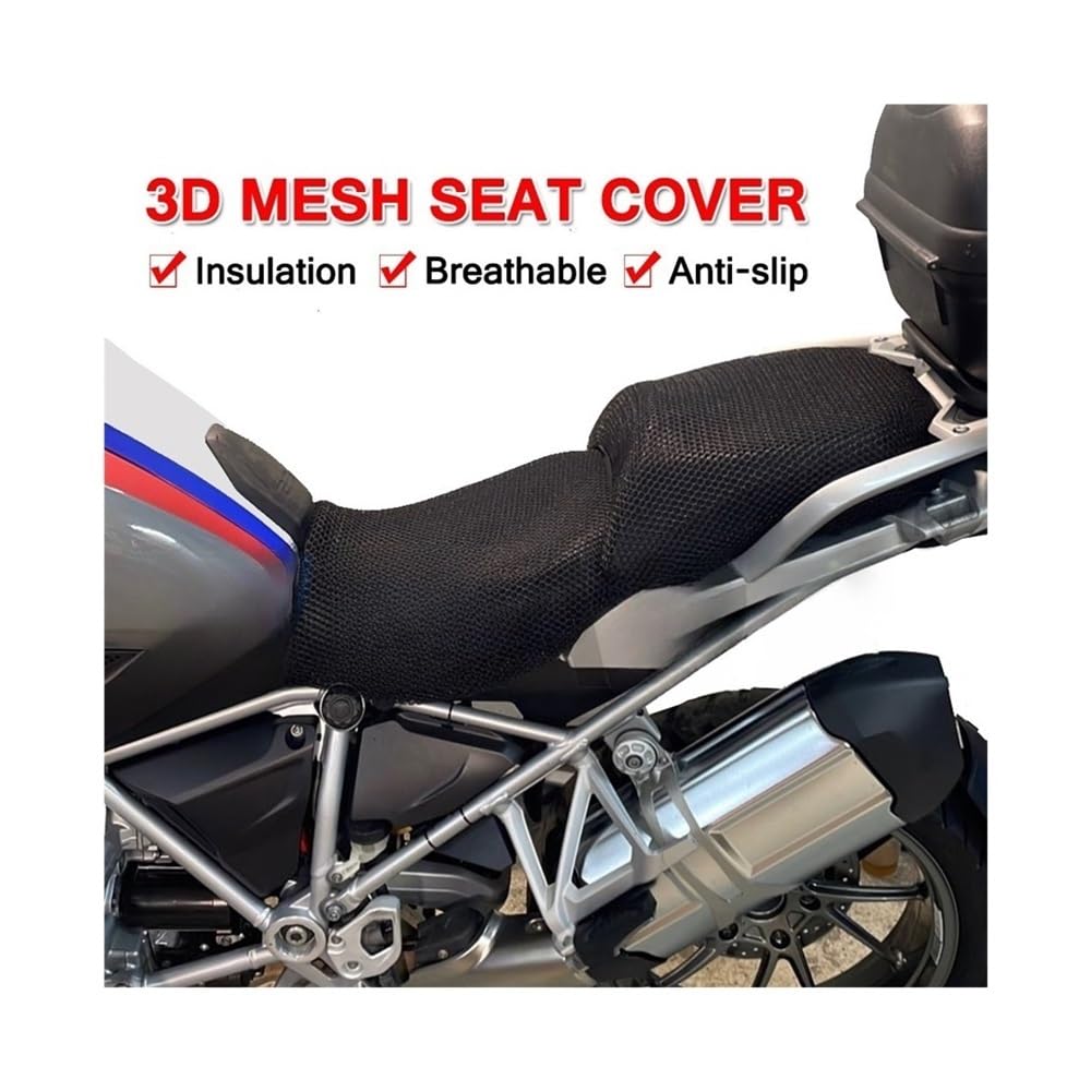 Coprisella per moto sportiva Coprisedile Per Sella Con Cuscino In Mesh Per Moto Per R1200GS OC/LC R1200 GS Adv Adventure Copertura Protettiva In Tessuto Di Nylon Antiscivolo