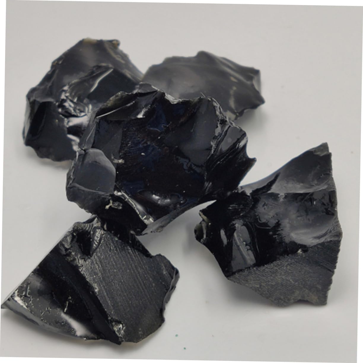 VALICLUD 5 Sätze Obsidian Duftstein Chakra-ausgleichssteine Natürlicher Obsidianstein Obsidian-dekoration Obsidianstein Für Zu Hause Obsidiansteine Natürlicher Kristall Schwarz 5 Stücke * 5