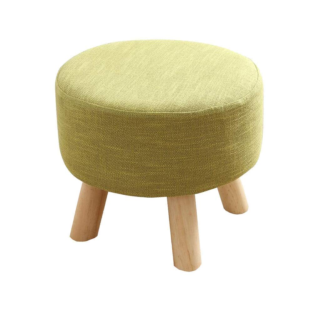Tabouret amovible en lin massif pour un confort quotidien