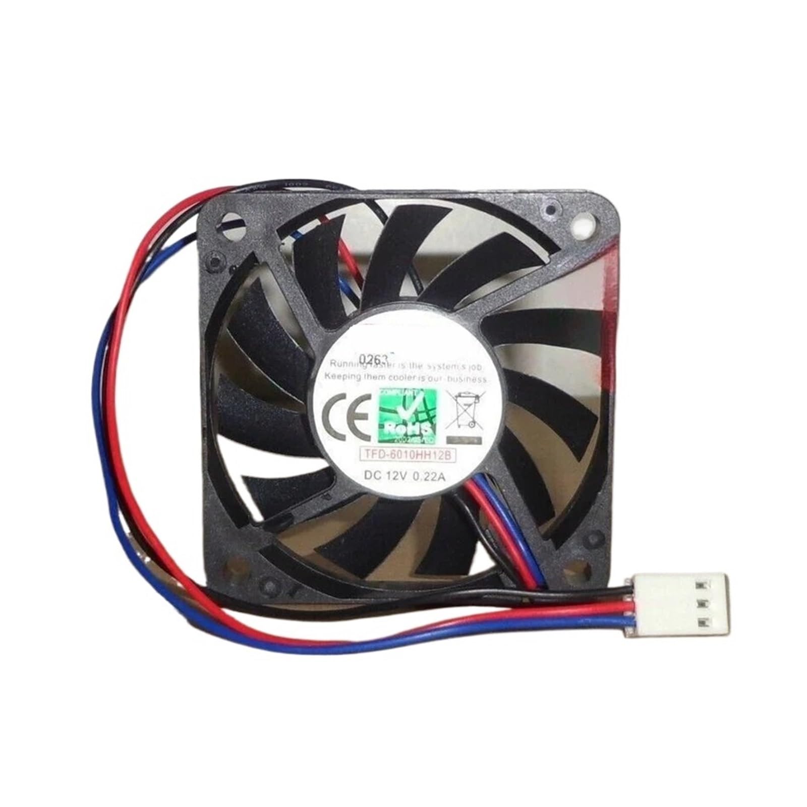 OSHZIKJII Cooling Fan Tfd-6010hh12b 6Cm 6010 6cm 12v