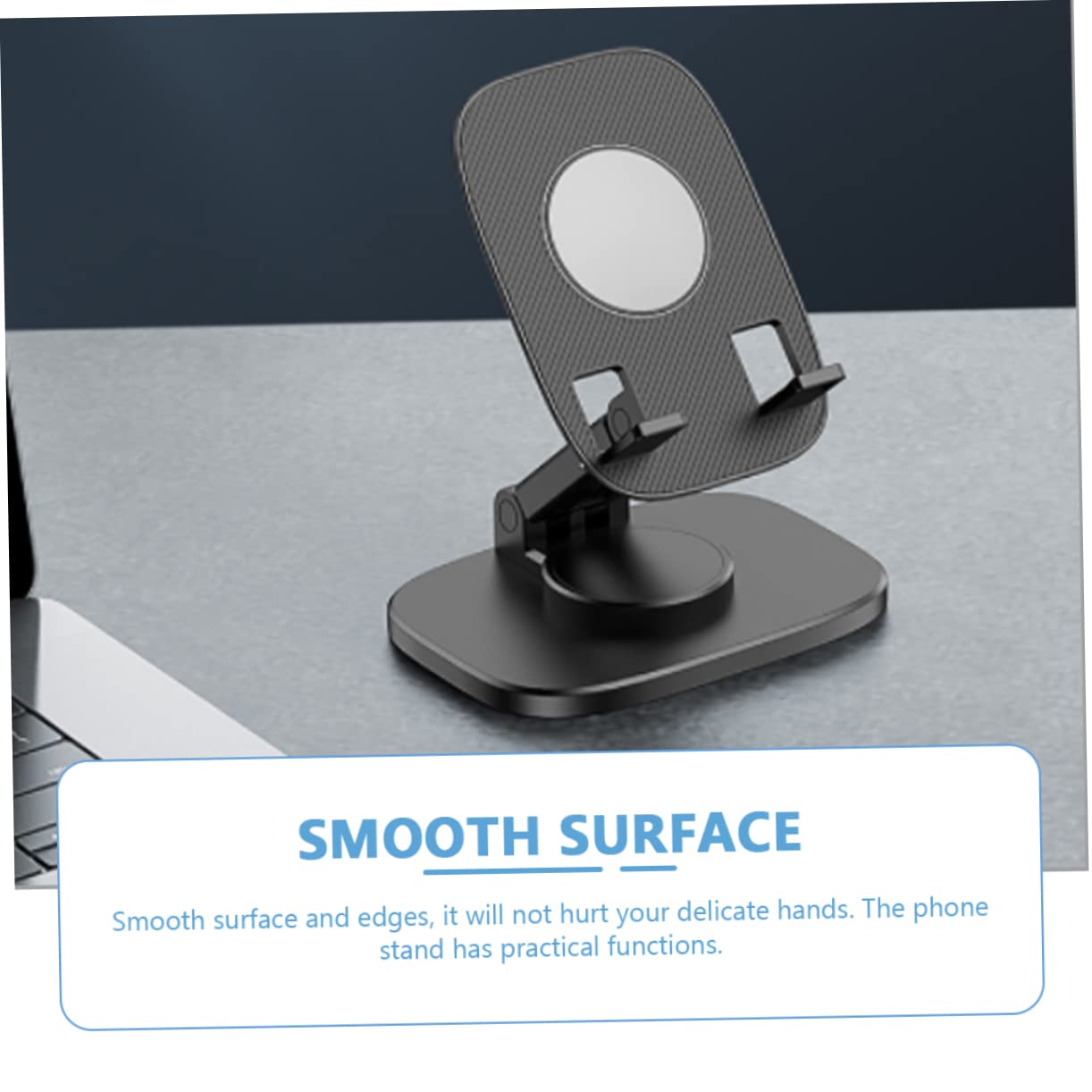 SHINEOFI 2pezzi Supporto Da Scrivania Per e Tablet Telefono Multifunzionale in Materiale Di Qualità Stabile e Antiscivolo Compatto Per Quotidiano e Viaggio