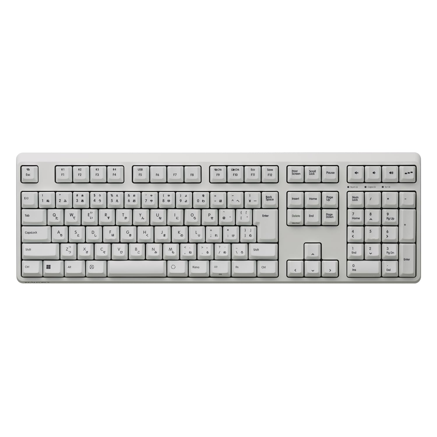REALFORCE R4 スーパーホワイト Amazon | REALFORCE R4 キーボード ハイブリッド フル かな有 45g 日本