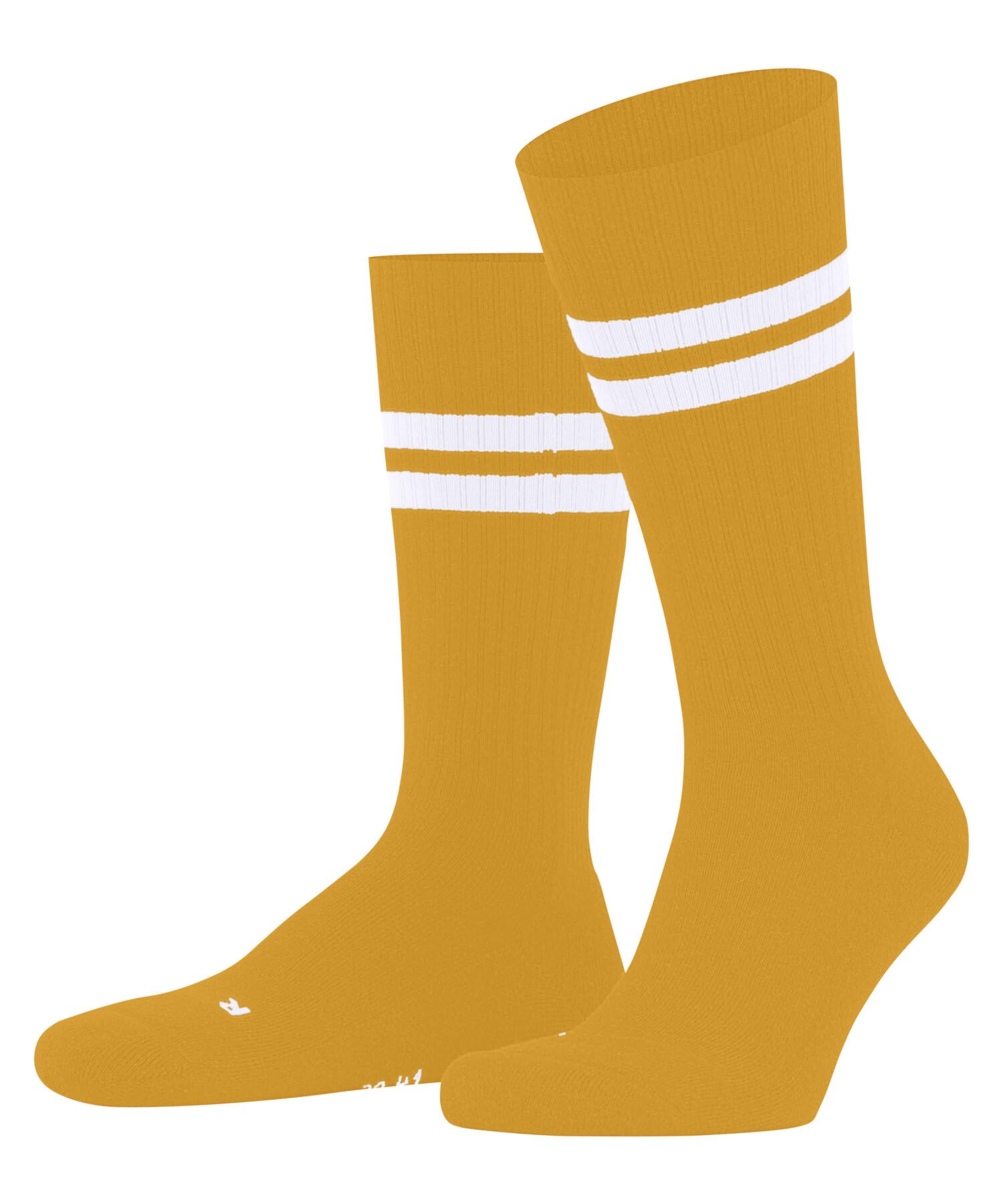 FALKE Unisex Dynamic U So Cotton Patterned 1 Pair Socks, Yellow Sun Ray 1316, 2.5-3.5