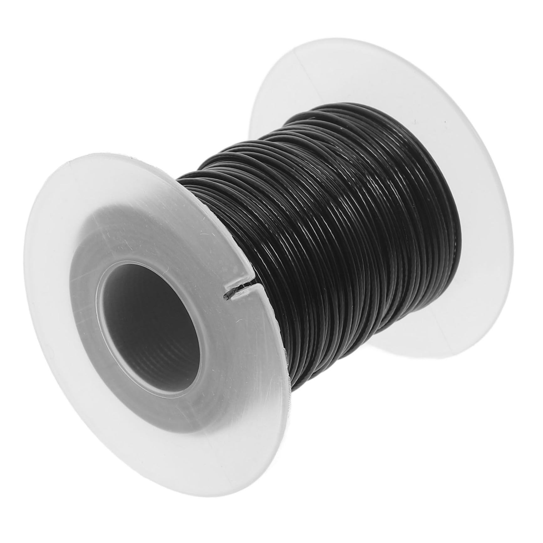 SOLUSTRE 98.4ft Black PVC Coated Garden Wire Stainless Steel Rope for Outdoor Wire Rope Kit for Plant Hanger