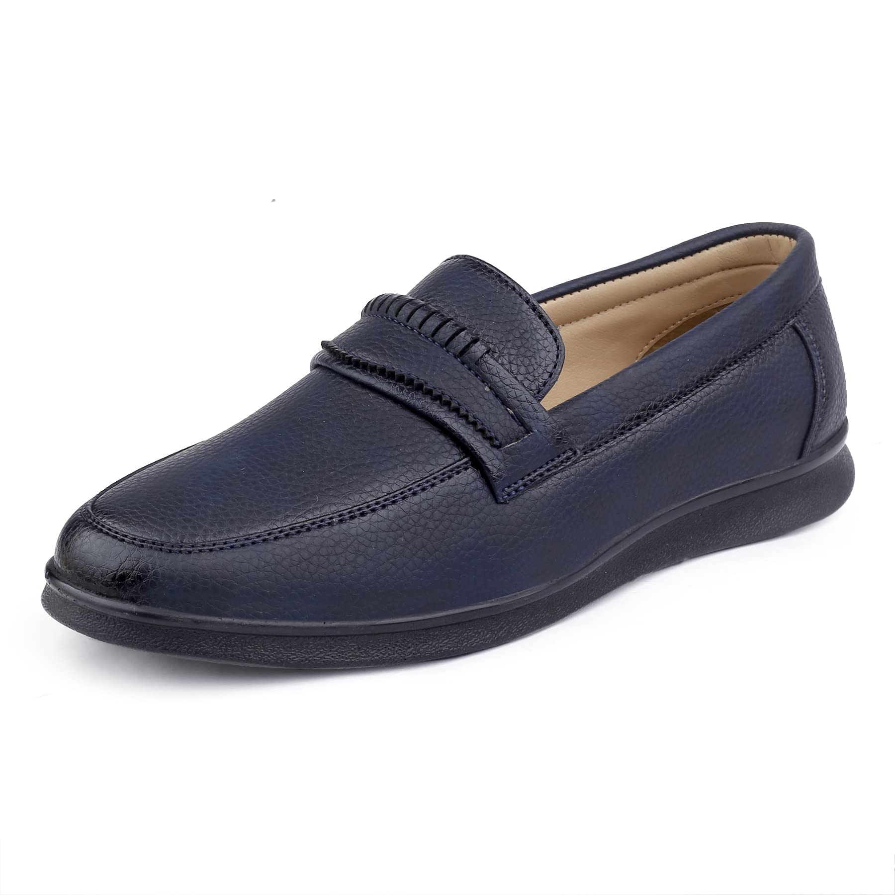 Bacca Bucci® Munich Dress Loafer Moccasins Driving Shoes for Men | Rubber Outsole | Light Weight- Blue, Size UK6 (B0BDVS8F9Z) Amazon Price History, Amazon Price Tracker