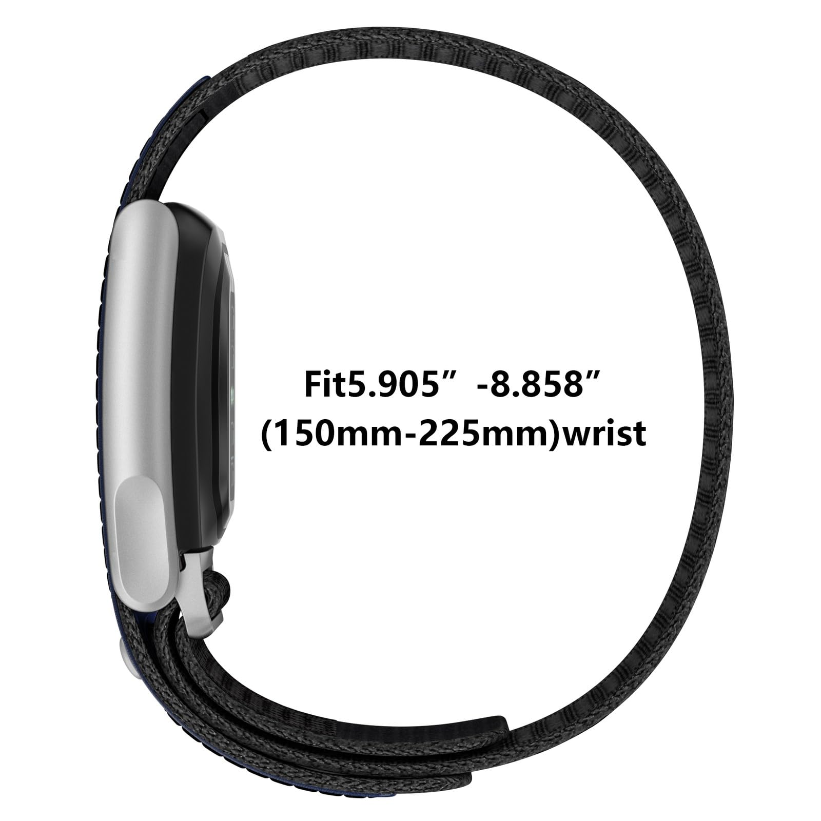 Generic Étui compatible avec Whoop 5.0 MG (couleur : noir) Bracelet en nylon Bracelet réglable Bracelet en cuir