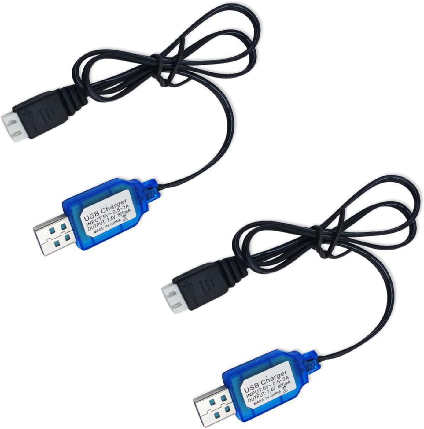 Efficient 7.4V USB Charging Cable for Vehicles SM2.0 3Ps 4P XHs 3Ps Connectors Short Circuits Protections