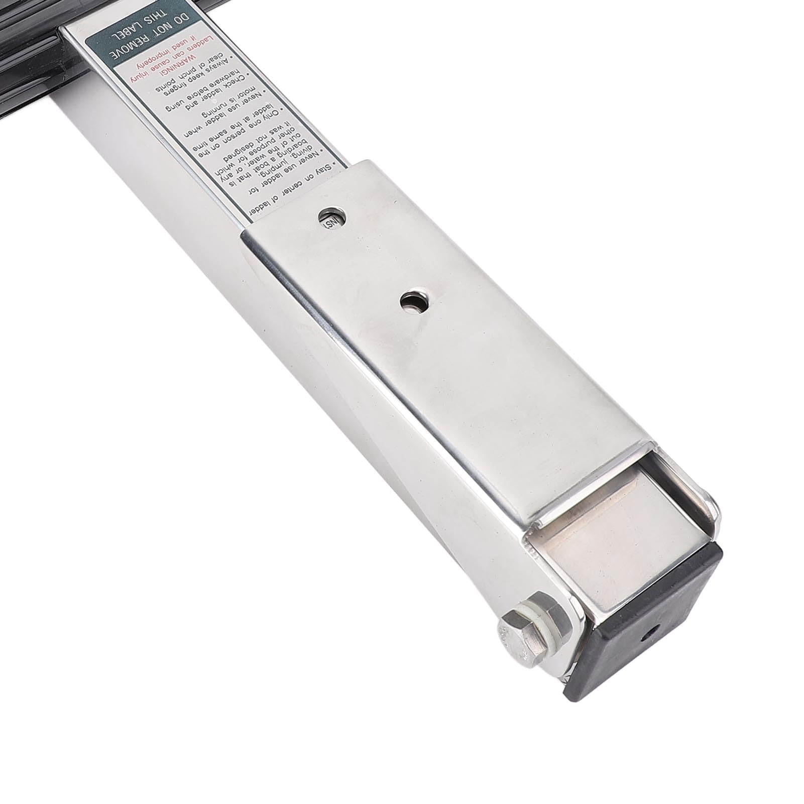 Scaletta Marina Telescopica a 3 Gradini, Scaletta da Bagno per Barche in Acciaio Inossidabile 304 con Design Retrattile Ribaltabile, Gradini Antiscivolo, per Imbarco Sul Dock per Barche a