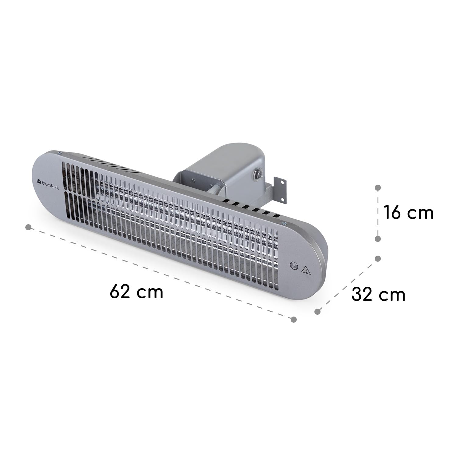 Gold Bar 2000 Swing radiateur infrarouge 2000 W 60° oscillation