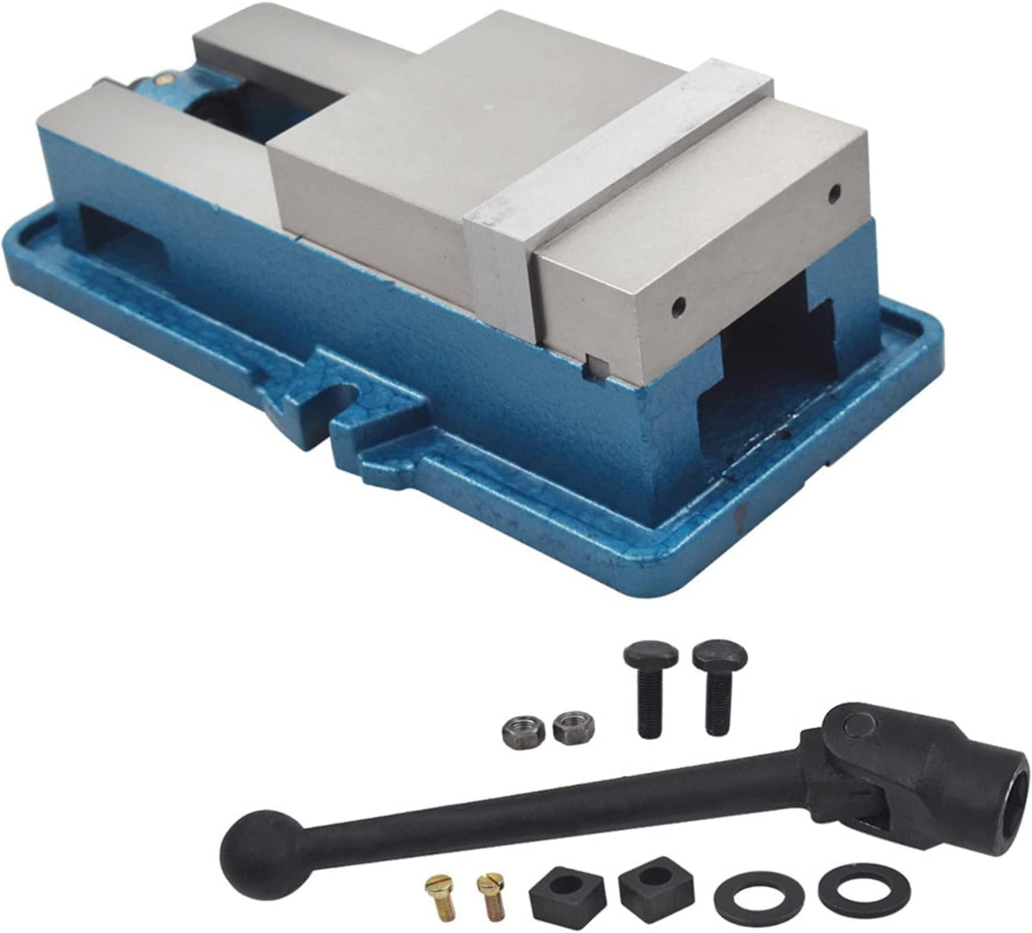3In x 2.95In CNC Milling Machine Vise Lockdown Bench Vise, Without Base Clamp Vise, High Precision Clamping