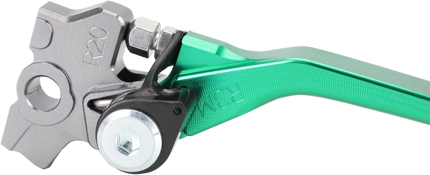 Motorcycle Clutch Brake Levers for KX250 2021-2026, KX450 2019-2026, KX250X/KX450X 2022-2026, KX250XC 2022 Dirt Bike, Green