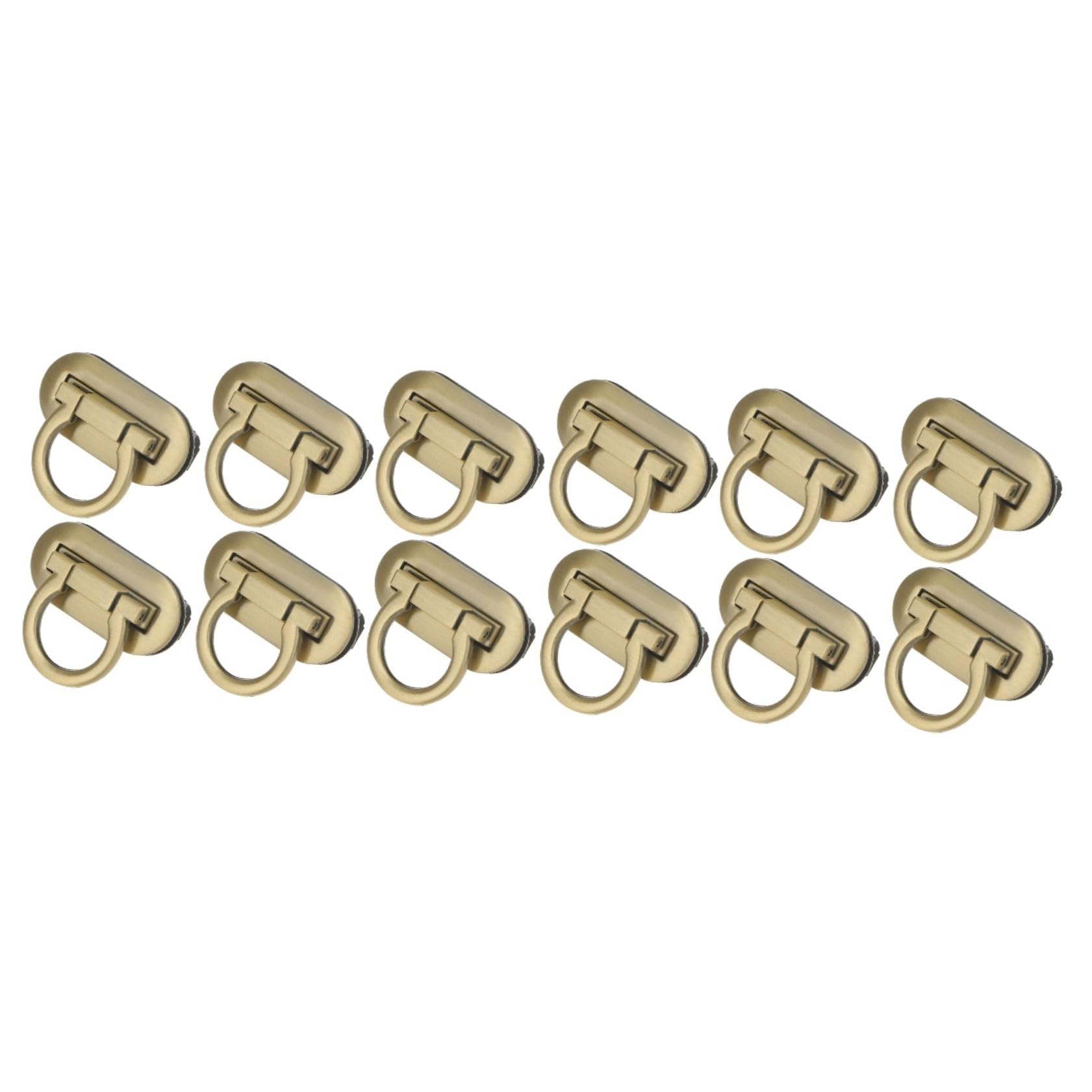 Uonlytech 3 Set Di Lucchetti in Lega Pressofusi Lucchetti Per Valigie Accessori Per Lucchetti Da Viaggio in Bronzo Lucchetti Di Ricambio 4 Pezzi*3