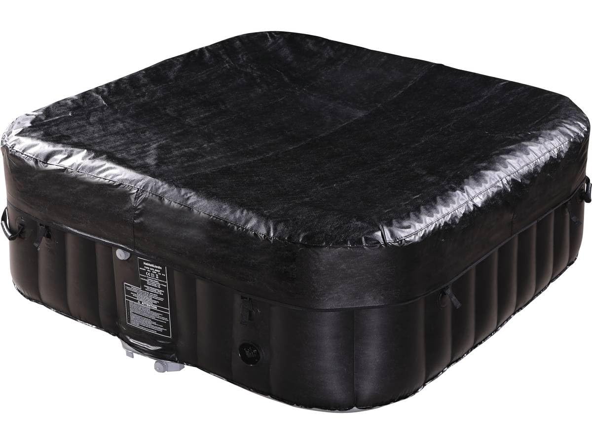 SPA Hinchable Nice en PVC - 6 plazas - Gris/Noir