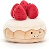 Jellycat Pretty Patisserie Tarte au Fraises Collectable Plush Decoration