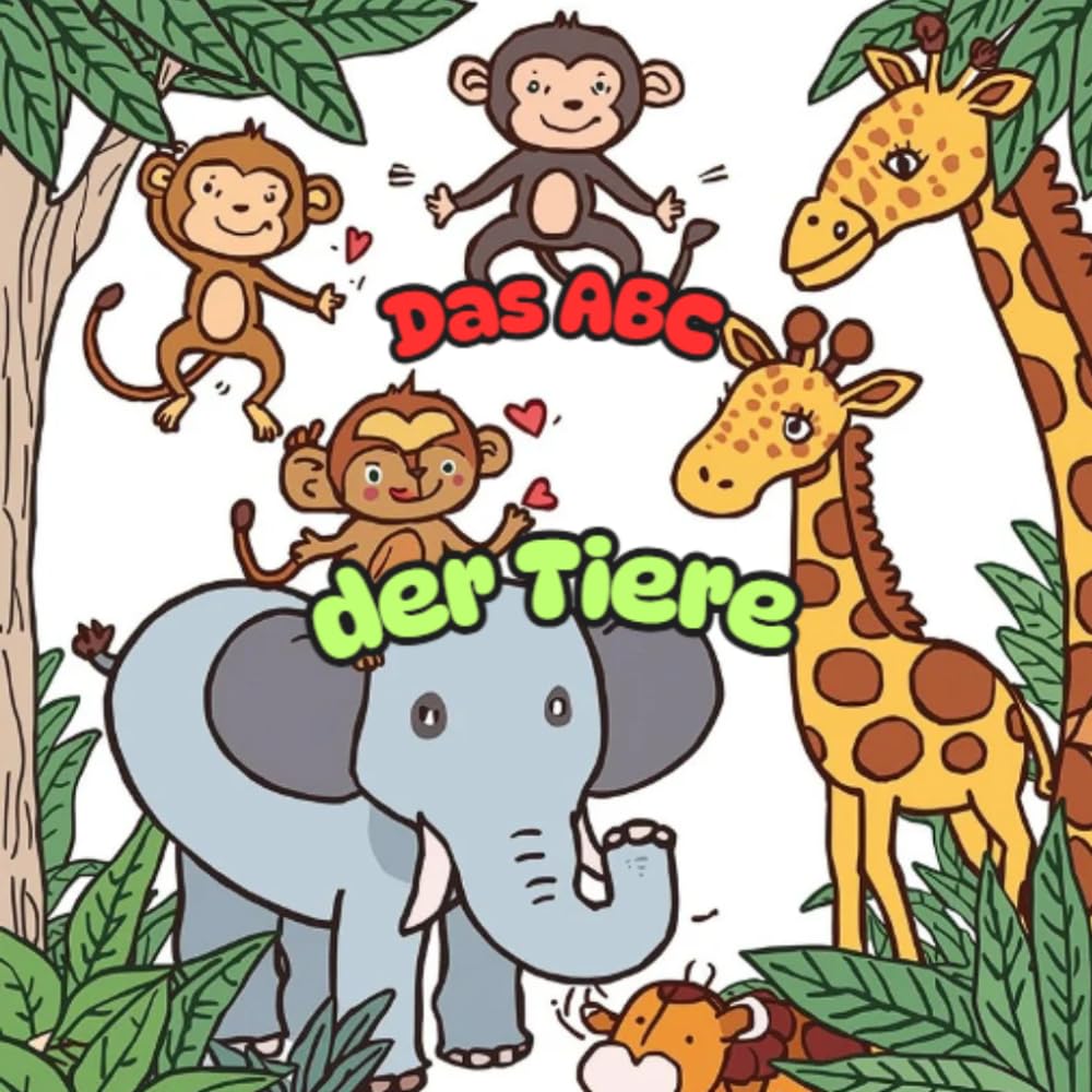 Das ABC der Tiere Malbuch