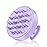 HEETA Hair Scalp Massager Brush, Updated Scalp Exfoliator with Soft Silicone Bristles, Wet & Dry Head Massager Washing Tool for Women, Men, Kids, Lavender Purple