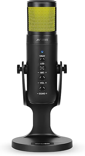 Ant Esports WENTE 220 USB Unidirectional Microphone – Black
