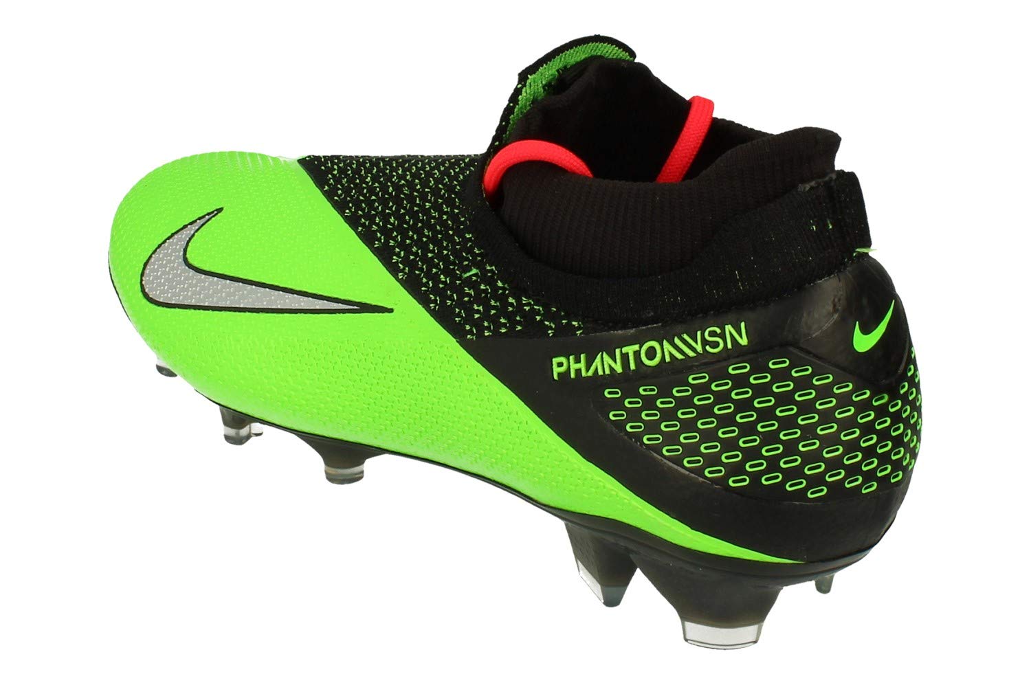 Nike Phantom VSN 2 Elite DF FG Mens Football Boots CD4161 Soccer Cleats (UK 7 US 8 EU 41, Black Metallic Platinum 036)