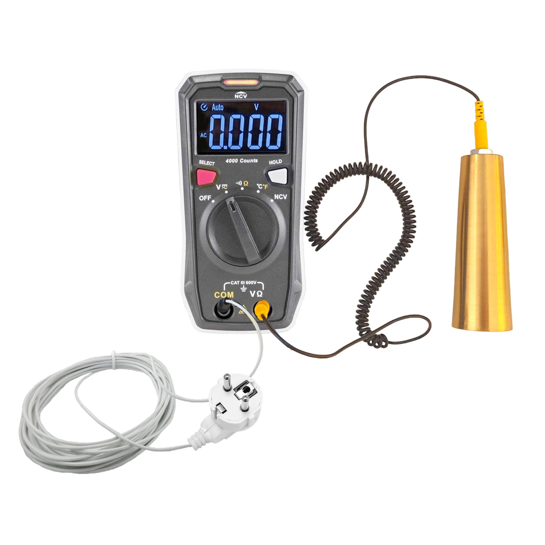 Testeur de tension induite | Mesure de la tension induite dans le corps | L'outil indispensable pour mesurer les champs électriques basses fréquences