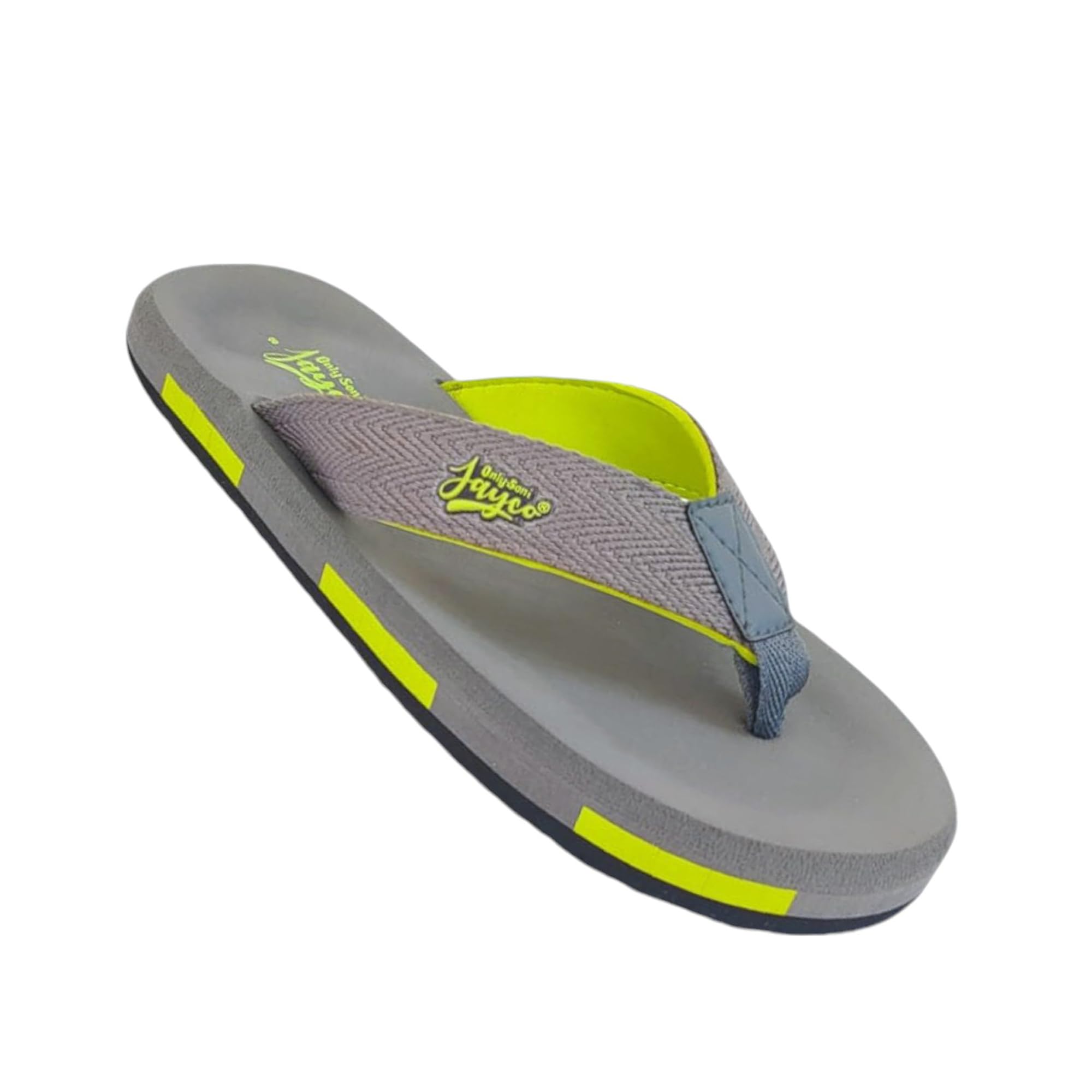 Jayco Cushioned comfort slippers for men | oversize look | slip-resistant | Soft insole | pain relief | Rubber outsole | stylish design | indoor and outdoor flip flop