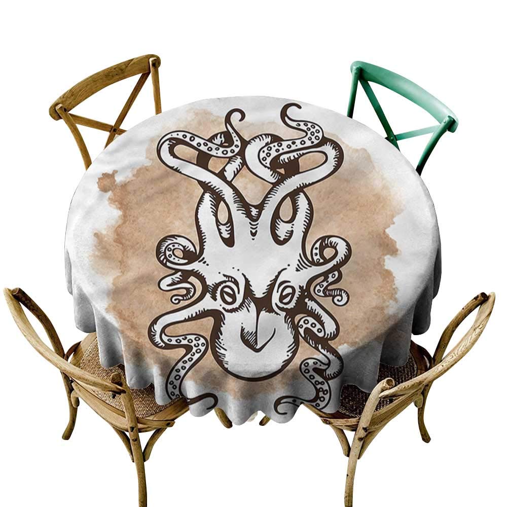 Nappe ronde en bois Kokopelli JUNG Luunins pour protéger et embellir une table usée