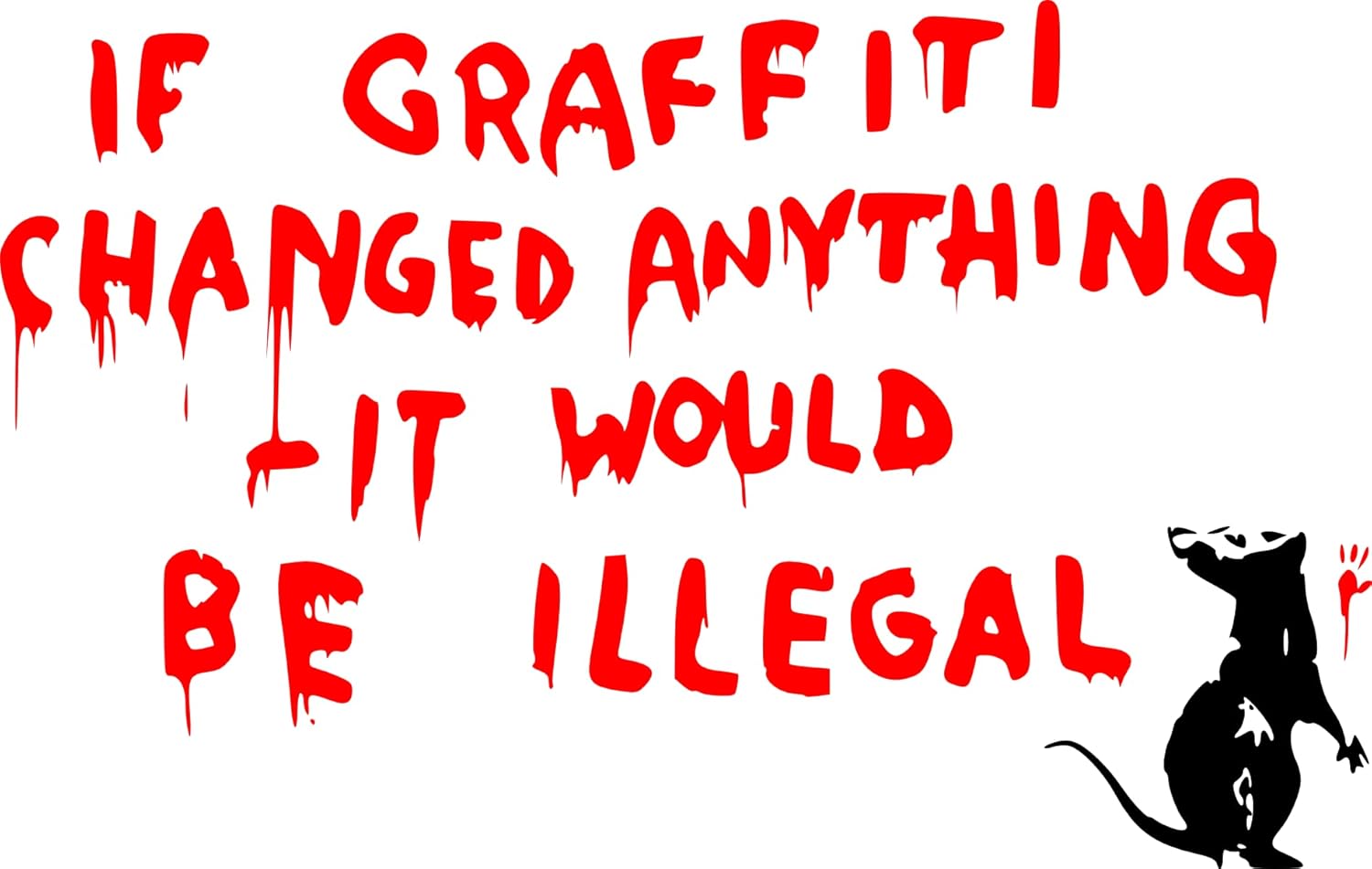 Amazon.com: Banksy ' If graffiti changed anything - it would be illegal