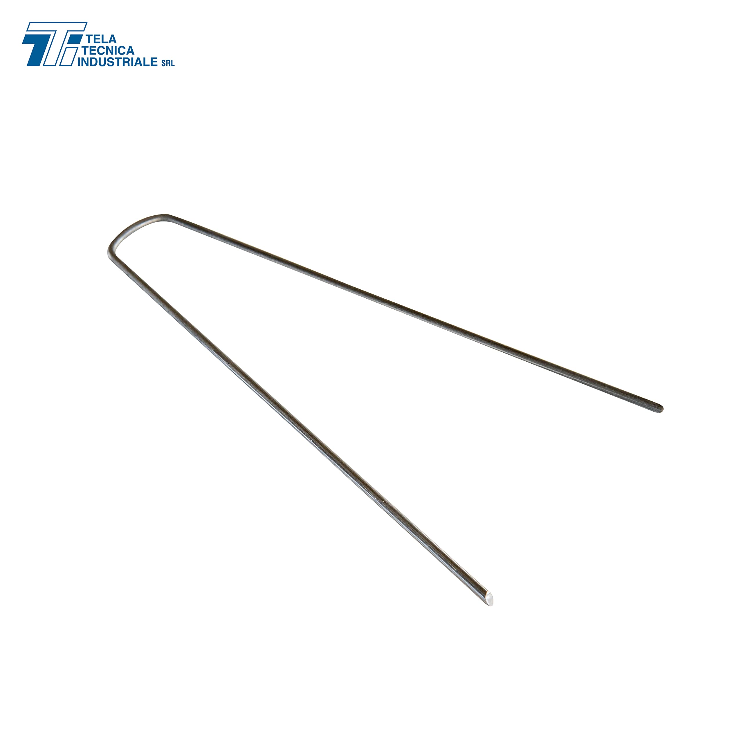 PICCHETTI FORCELLE PER FISSAGGIO TELI PACCIAMATURA 17 cm 300 pz.