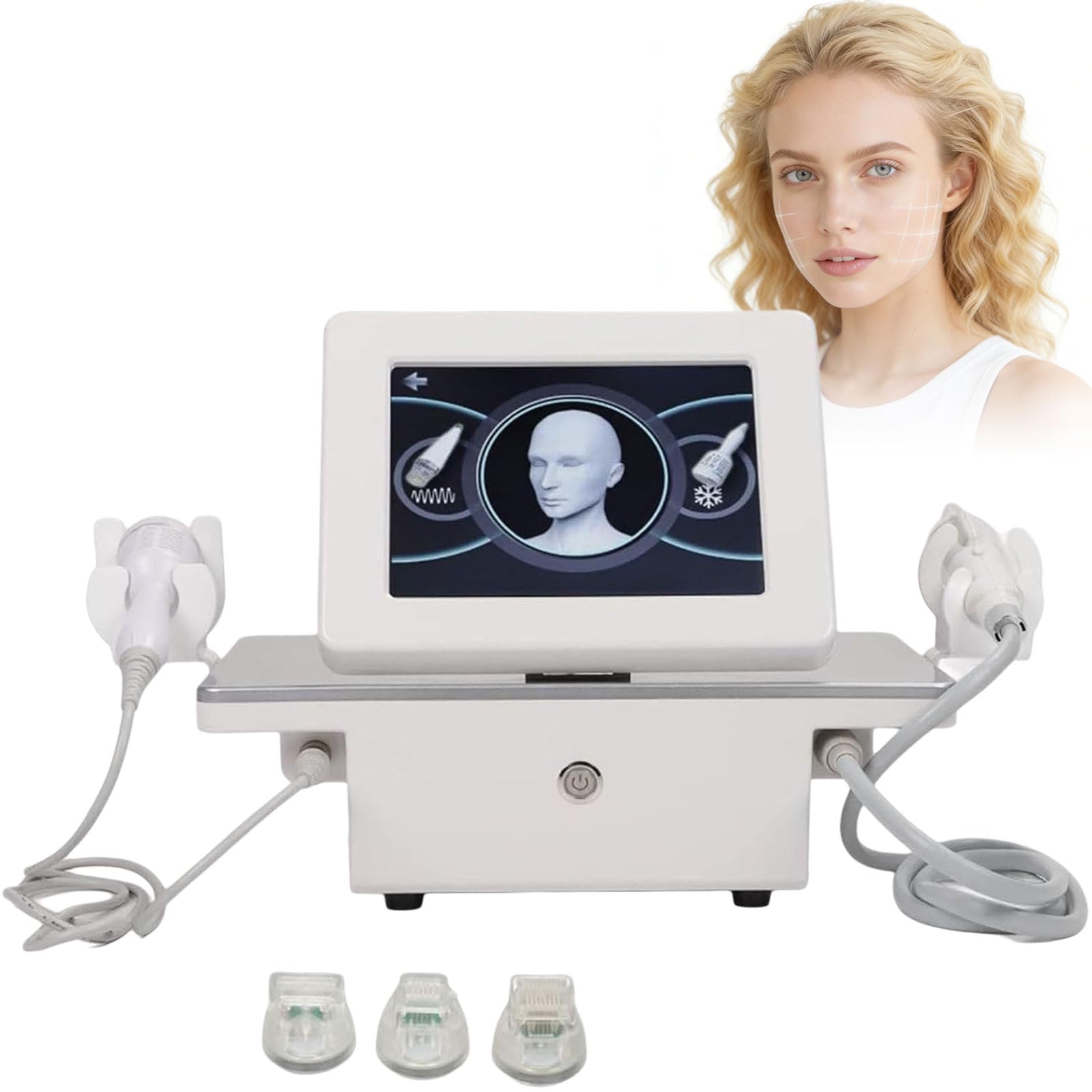 Morpheus 8 Dispositivo Portatile Microneedling Radiofrequenza per Effetto Lifting Rassodante Eliminazione Marchi Cutanei Ringiovanimento Pelle e Correzione Imperfezioni Professionale