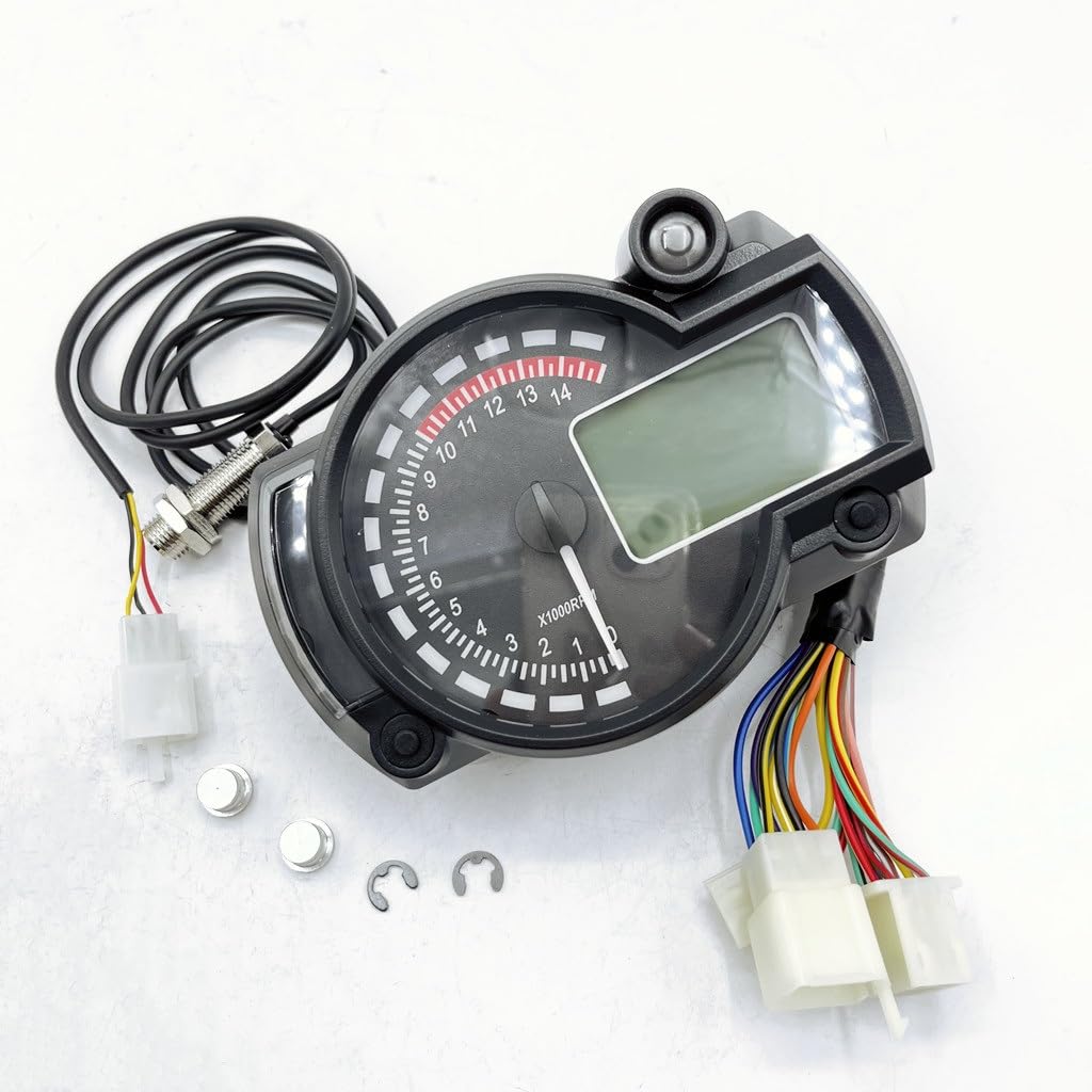 [Parti del Motore] Contachilometri Digitale LCD contachilometri Moto for misuratore cruscotto Moto KOSO RX2N [Facile da sostituire]