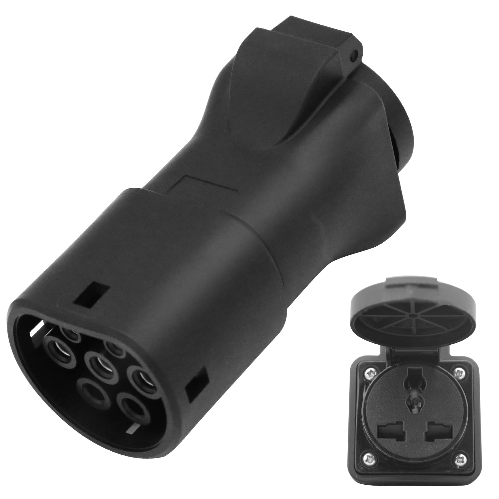 Produktbild von HISUEKIG V2L Adapter, 3.5KW 16A 250V Typ 2 Auf Schuko Adapter Von