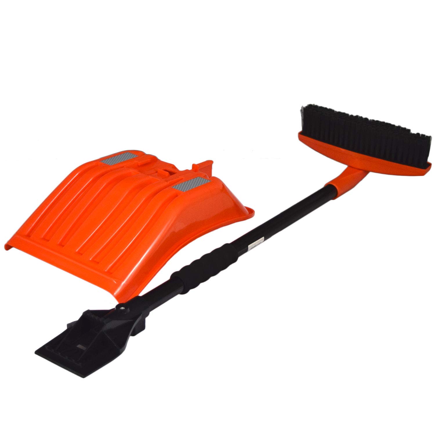 KADAX 3 In 1 Ice Scoop With T-Handle, Foldable Ice Scraper For Car, Snow Shovel, Snow Shovel, Portable Snow Shovel, Snow Shovel (Blue