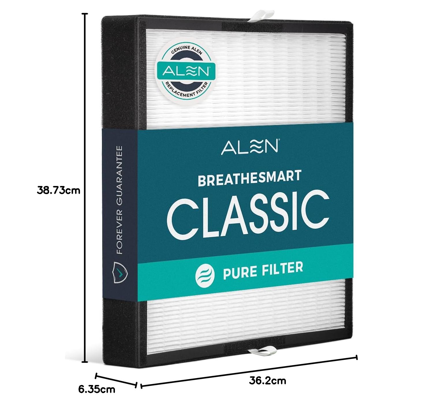 Alen BF35 Ersatz-Luftfilter für BreatheSmart Classic, Allergien, Staub und Schmutz, Hepa-Pure, Dust