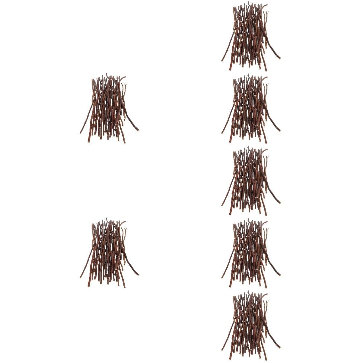 NUOBESTY 7 Set Ramo Decorazioni Cameretta Decorazione Natale Accessori Per Diy Materiali Per Diorami Telaio Jumbo Decorazioni in Bastoncini Di Legno Fornitura Fai Da Te Coffee 40 Pezzi * 7