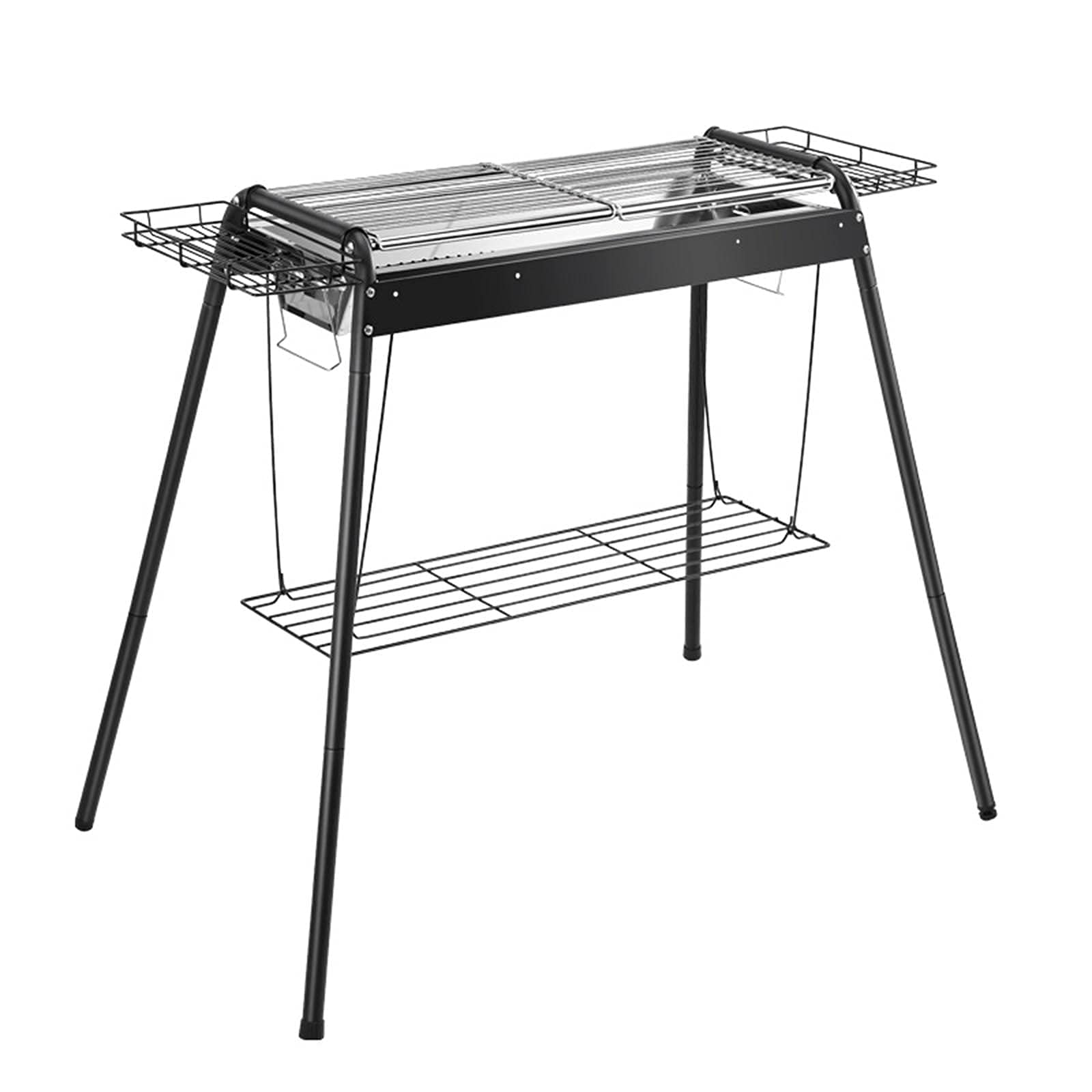 Neo Kamado 33 cm keramische mini-barbecue grill roker ei houtskool kookoven, draagbare oven en roker met standaard