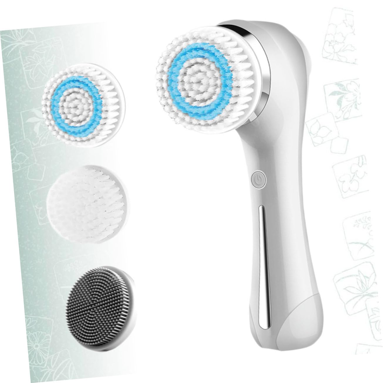 FOMIYES Elektrische Gesichtsreinigungsbürste Mit Ionentechnologie Sanfte Silikonmassage Für Gesichtspflege Kompakt Und Tragbar Verbesserte Nährstoffaufnahme Geeignet Für Damen Zuhause Und