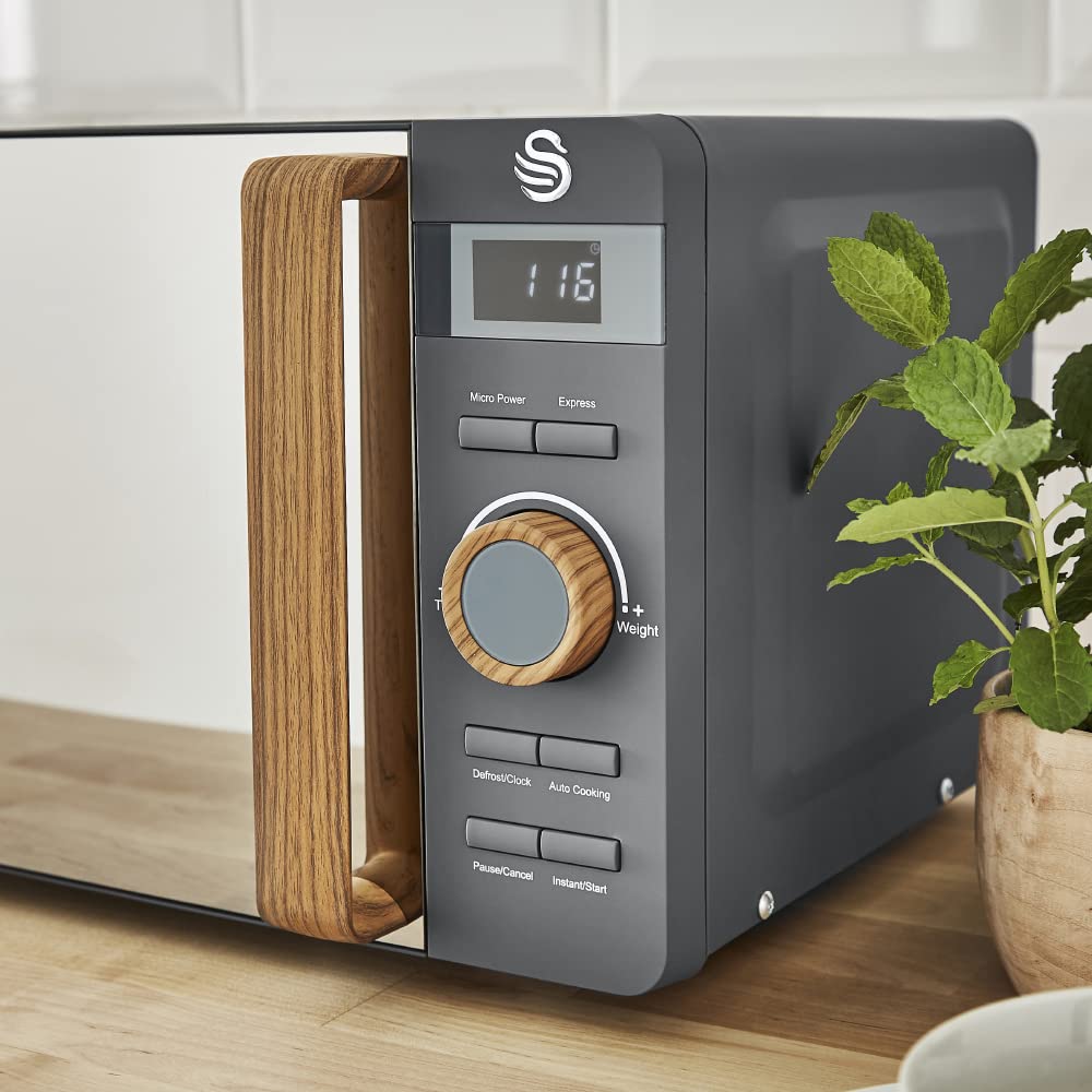 Swan Nordic 6 Piece Kitchen Set in Slate Grey Including 1.7L Jug Kettle