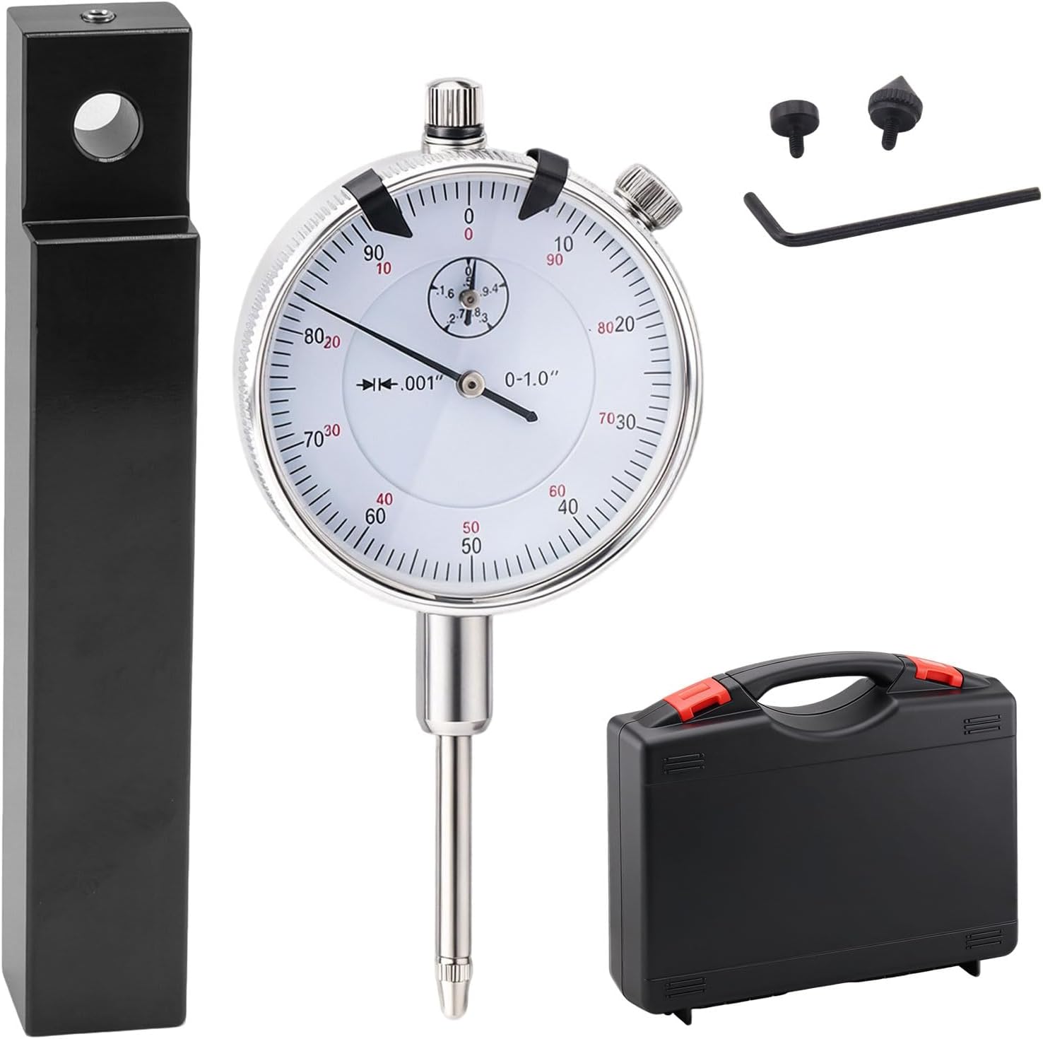 6434 Sleeve Height and Counter Bore Gauge for Diesel Engines, Precision Cylinder Bore Measurement Tool with 0-1.00" Range, 0.001" Graduation and 0-100 Dial Reading