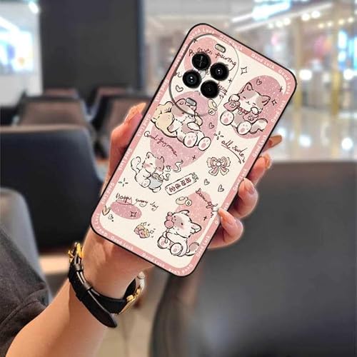 Phone Case Compatible with Huawei Nova14 Lite/Vitality Edition, Anti-knock Waterproof Dirt-resistant Silicone Cartoon Shockproof