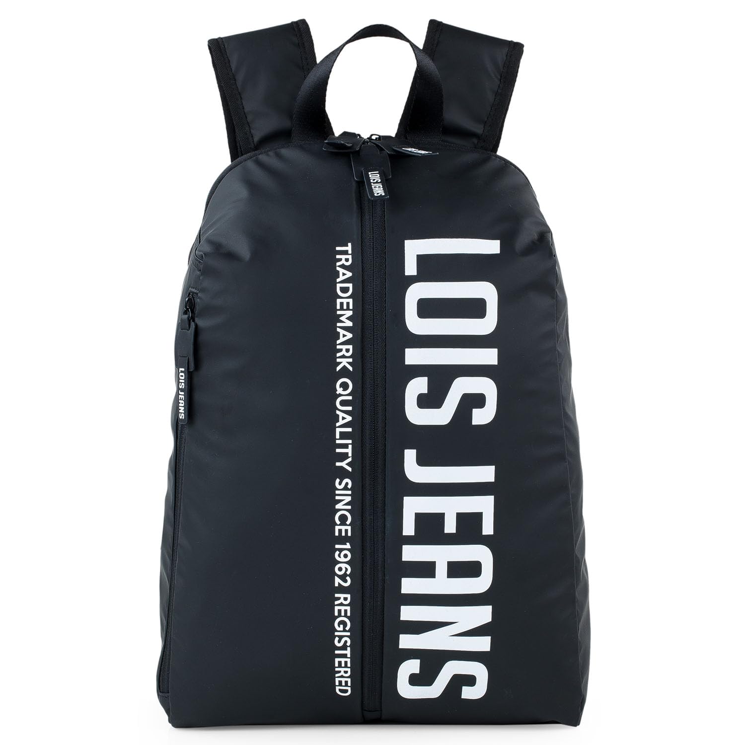 Lois - Mochila Unisex Grande para Escuela, Instituto y Universidad - Ligera, Resistente, Multiusos, Ideal para Chicos y Chicas, Viaje y Deporte, Negro