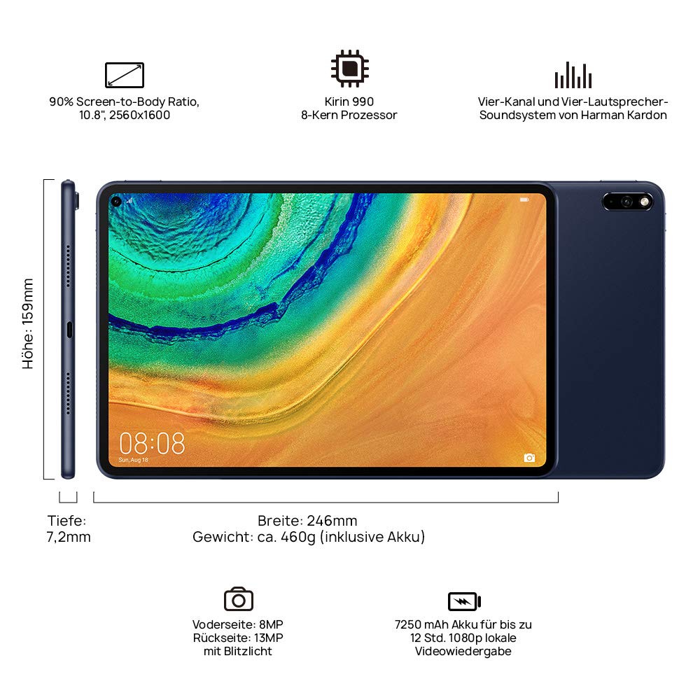 タブレットHuawei MatePad 10.8 HUAWEI MatePad Pro 10,8