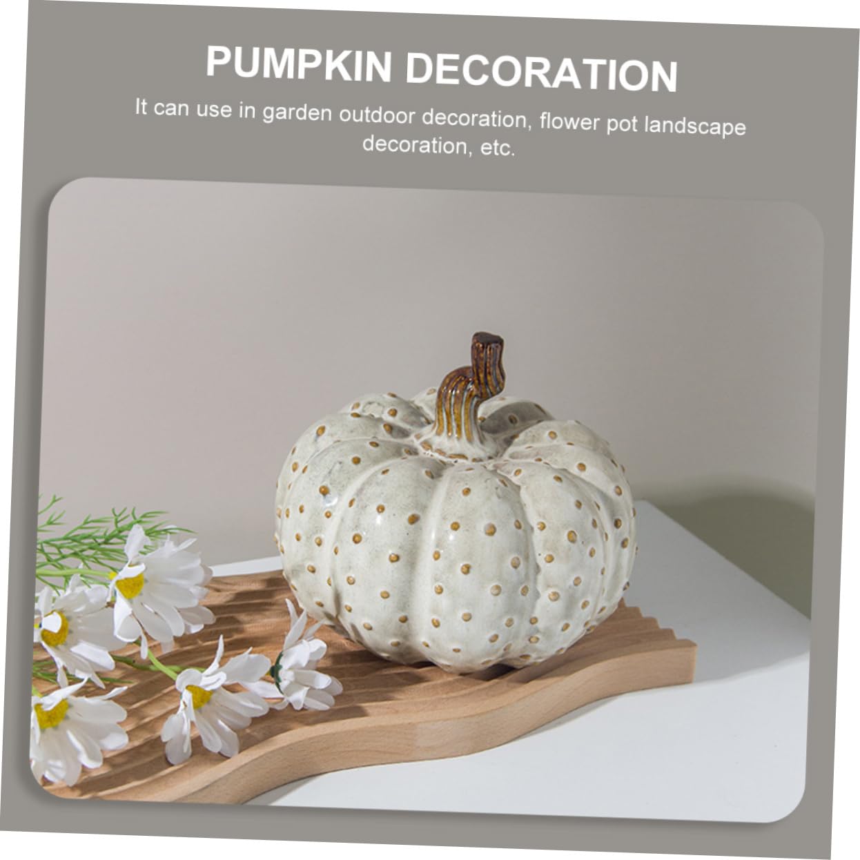 Cabilock Keramik Kürbis Deko Realistische Kürbis-Ornament Tischdekoration Keramikkürbis für Herbst und Herbstdeko Kürbis-fotodekoration
