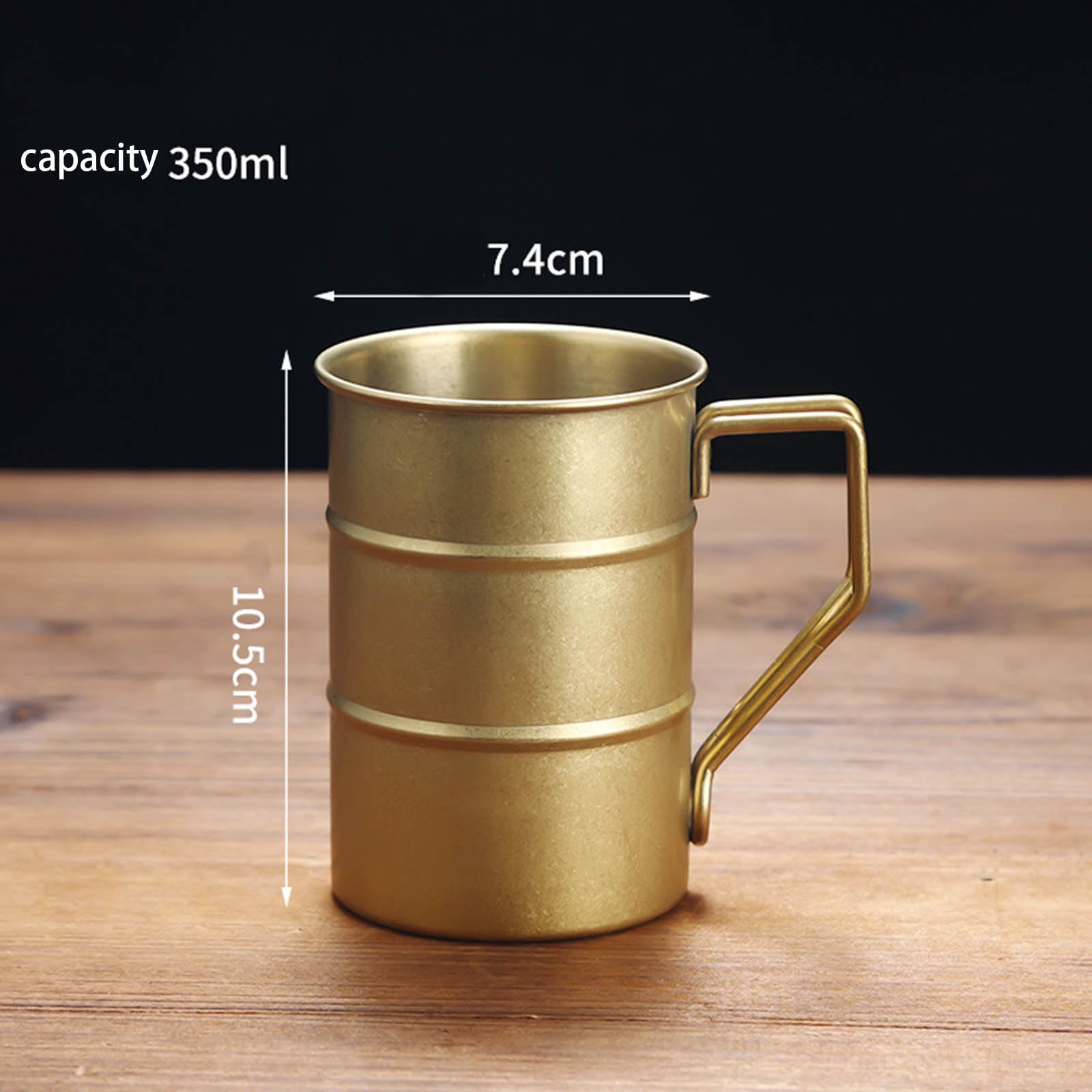 Tazza da viaggio permanente, antiruggine, 500 ml, isolata, per spedizioni selvatiche, tazza da viaggio permanente, antiruggine