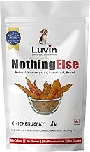 Luvin Chicken Jerky Adult Dog Treat, Wholesome and Natural 100% Chicken Human Grade Treat 70gms Pack