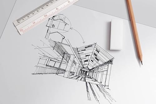 Miniatura 6 de Design Ideation SKETCH Bloc de dibujo de papel multimedia para lápiz, tinta, marcador, carbón y pinturas de acuarela. Ideal para arte, diseño y