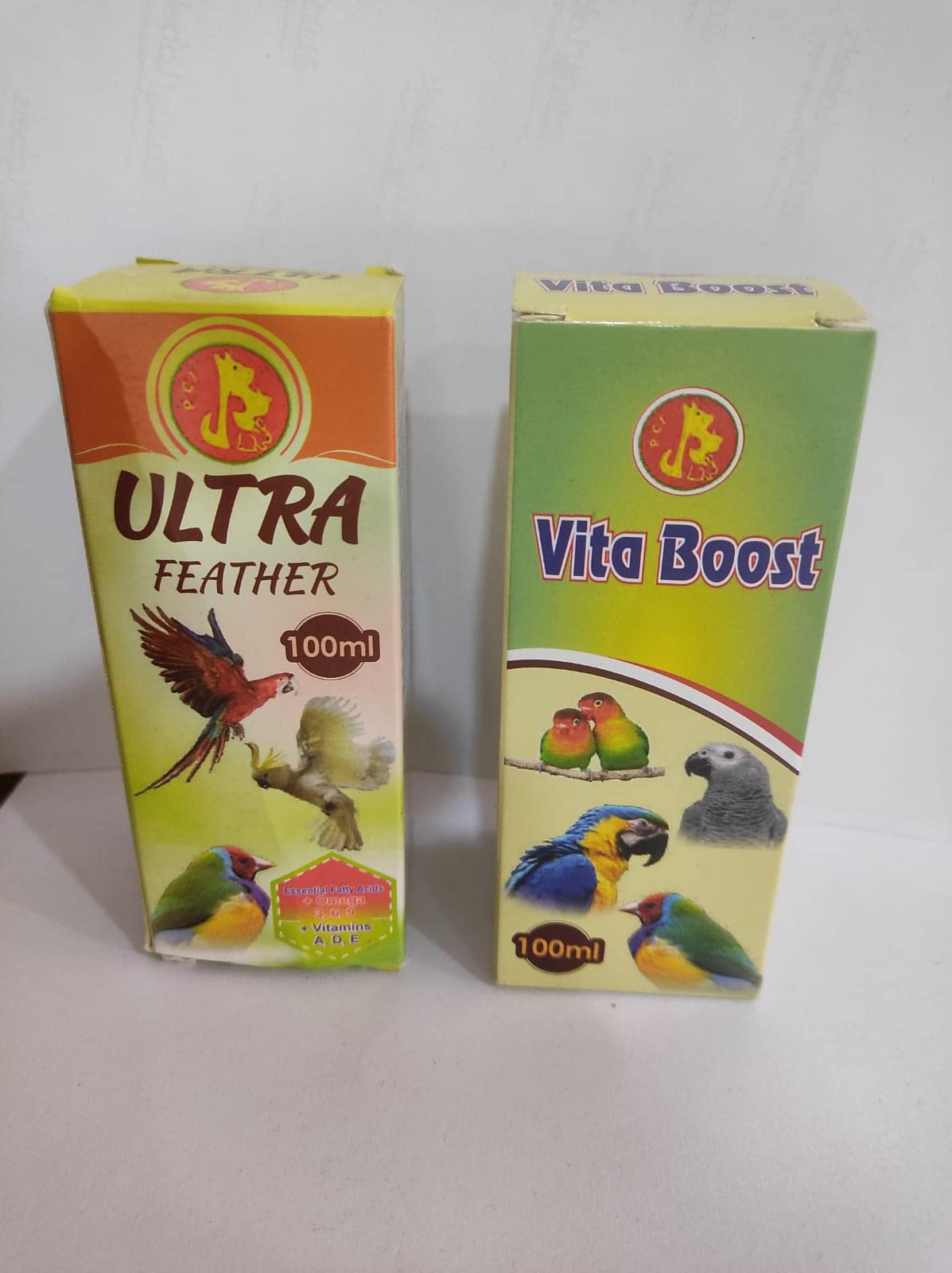 Pet Care International (PCI) Ultra Feather & VitaBoost for Healthy Feathers and Provide Essential Vitamins, Minerals and Calcium for Healthy Bird Healthcare (Combo) (100ml) (B0C4DWPJMC) Amazon Price History, Amazon Price Tracker