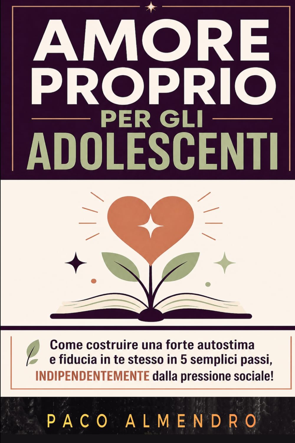 AMORE PROPRIO PER GLI ADOLESCENTI: Come costruire una forte autostima e fiducia in te stesso in 5 semplici passi, INDIPENDENTEMENTE dalla pressione sociale!