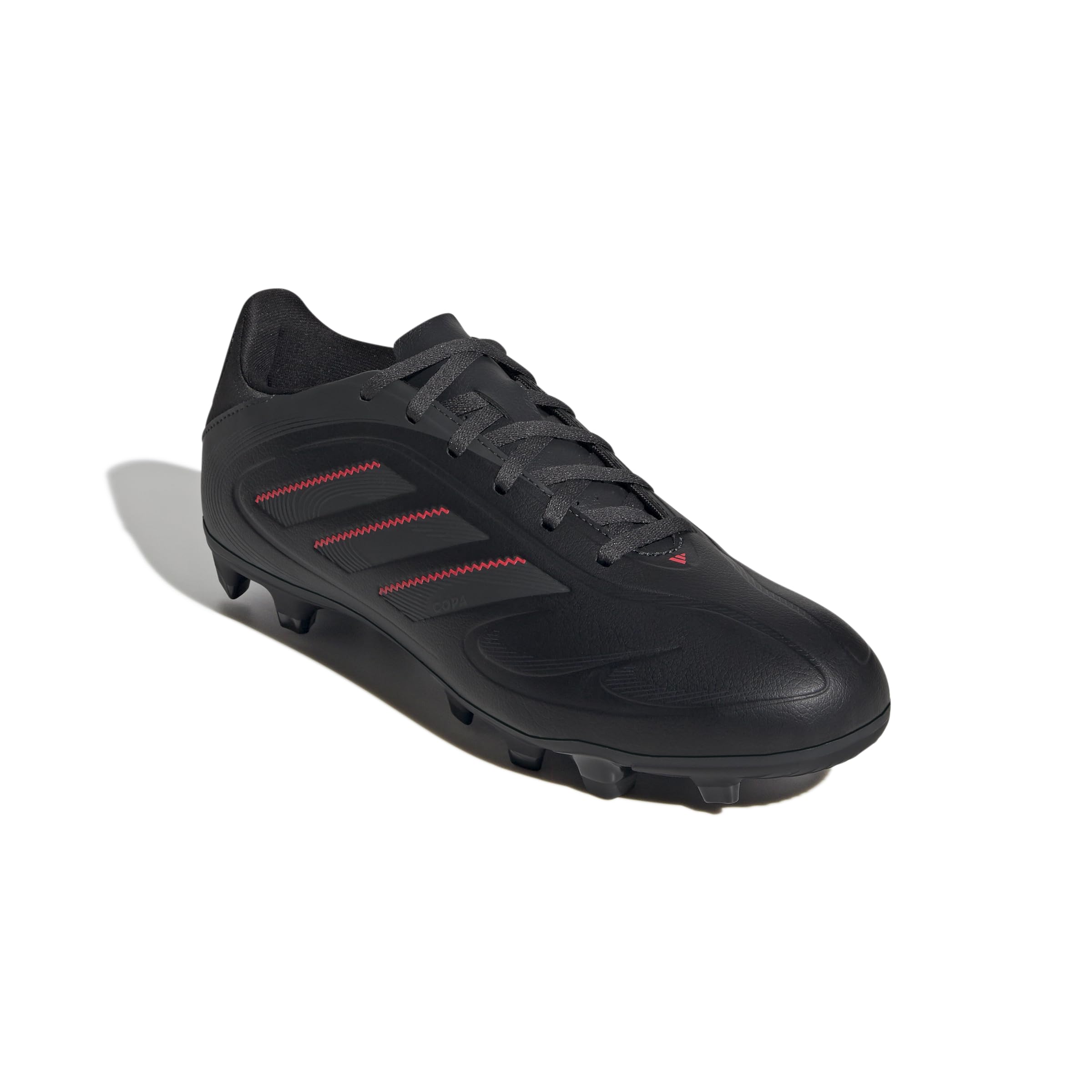 Adidas Unisex - Adulto Copa Pure III Club FG/MG Football Boots, Core Black/Carbon/Lucid Red, 42 EU