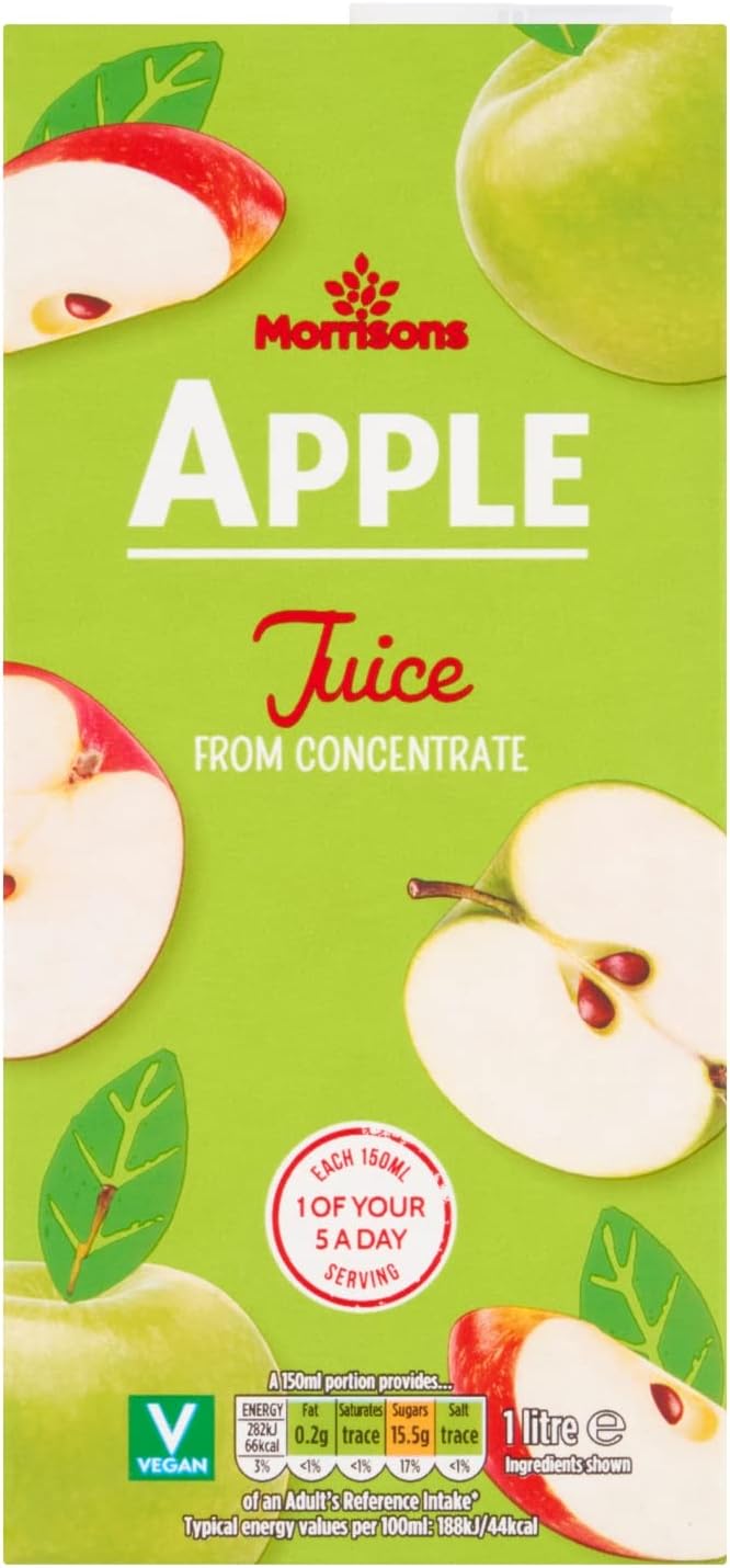 Morrisons Apple Juice 1 litre